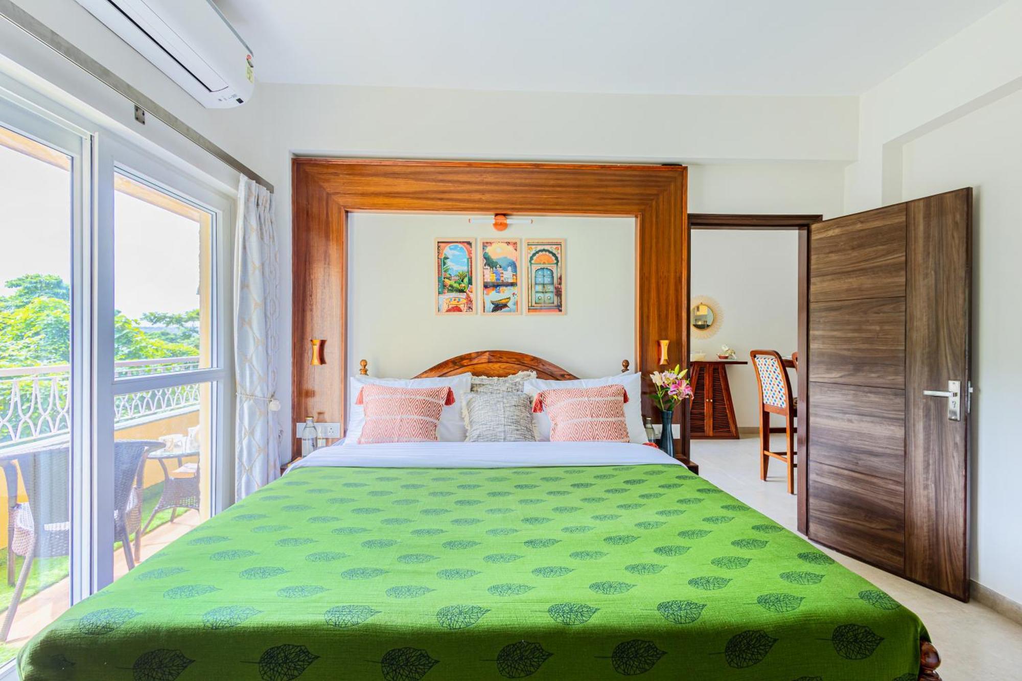 Alaya Stays 1 Bhk With Balcony & Pool - Veera Marina Candolim Exteriör bild
