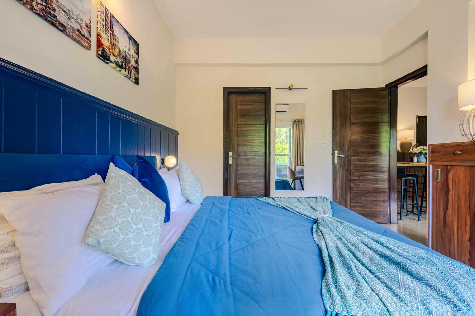Alaya Stays 1 Bhk With Balcony & Pool - Veera Marina Candolim Exteriör bild