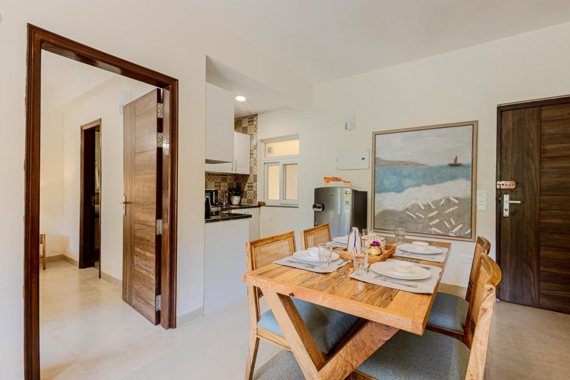 Alaya Stays 1 Bhk With Balcony & Pool - Veera Marina Candolim Exteriör bild