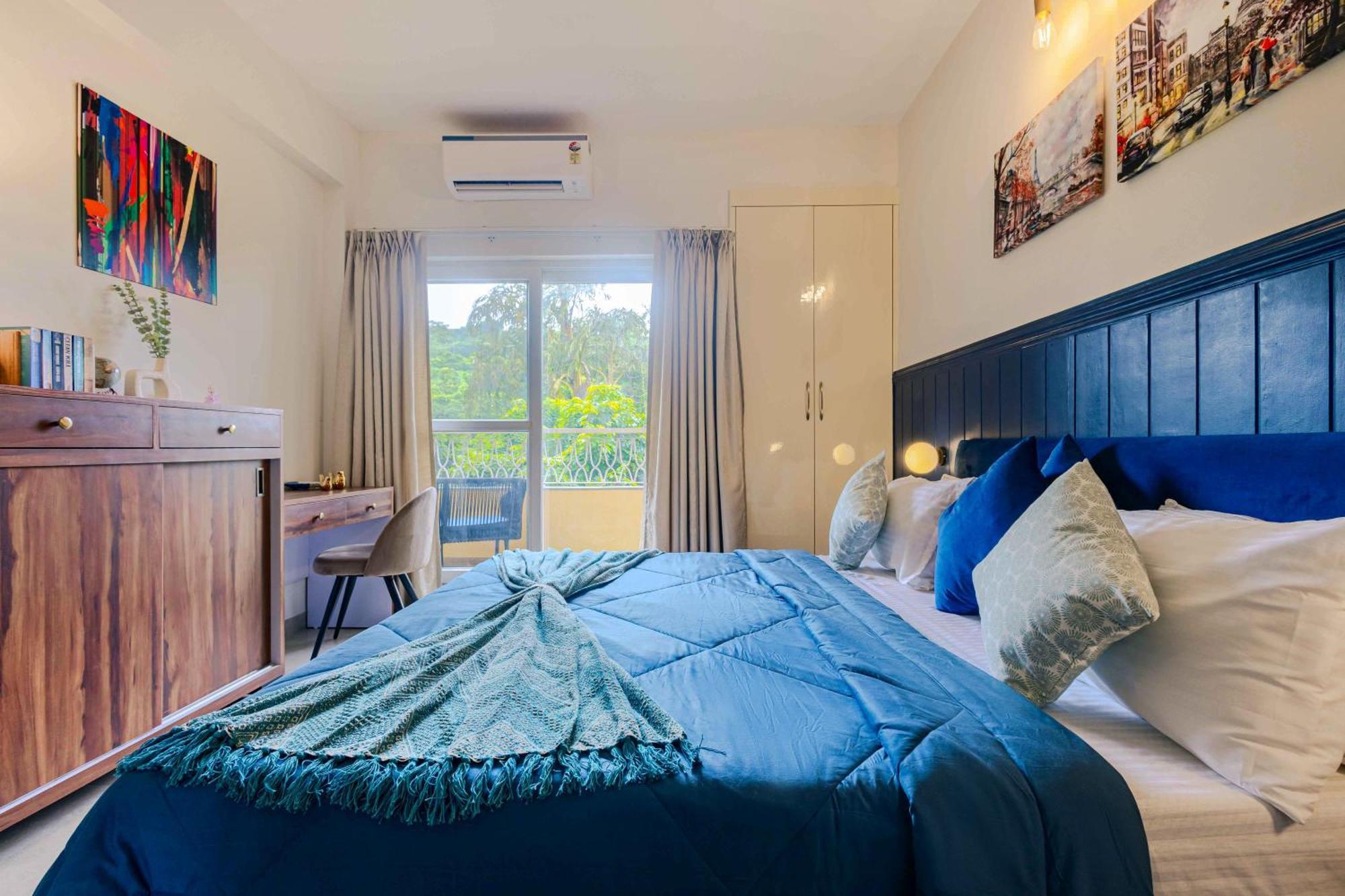 Alaya Stays 1 Bhk With Balcony & Pool - Veera Marina Candolim Exteriör bild