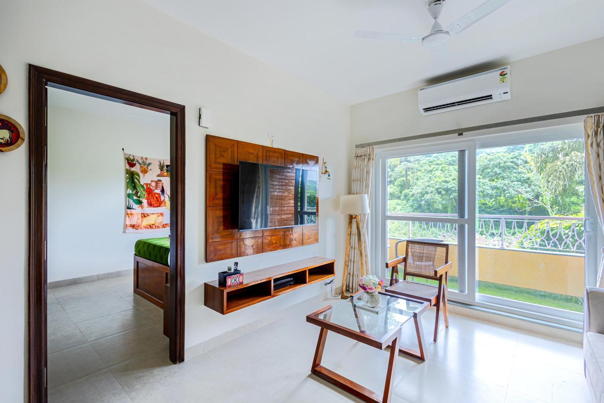Alaya Stays 1 Bhk With Balcony & Pool - Veera Marina Candolim Exteriör bild