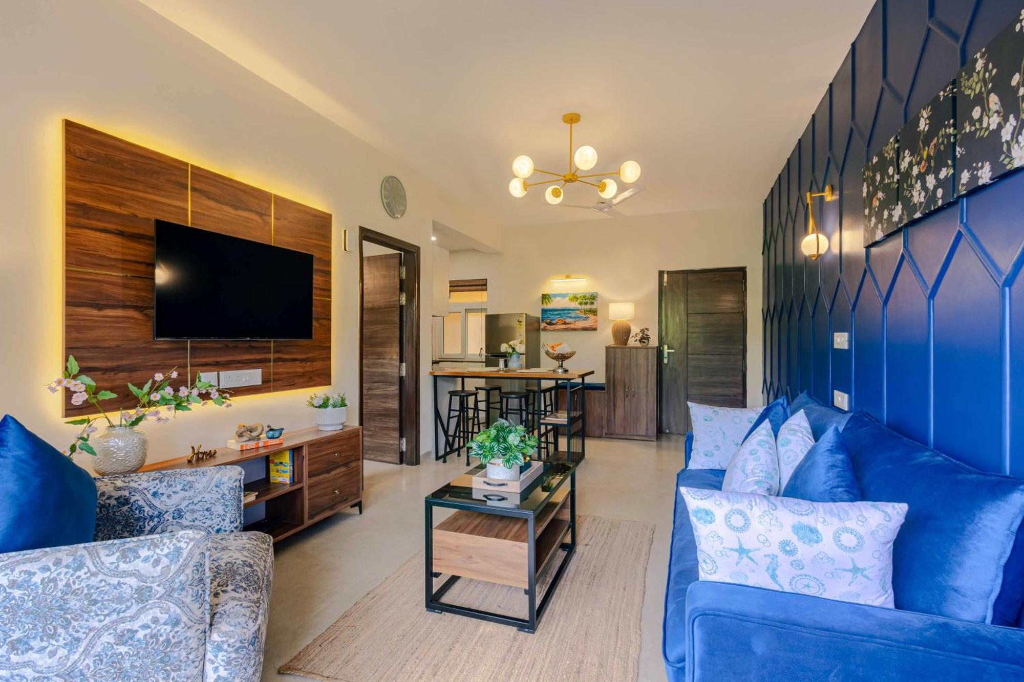 Alaya Stays 1 Bhk With Balcony & Pool - Veera Marina Candolim Exteriör bild
