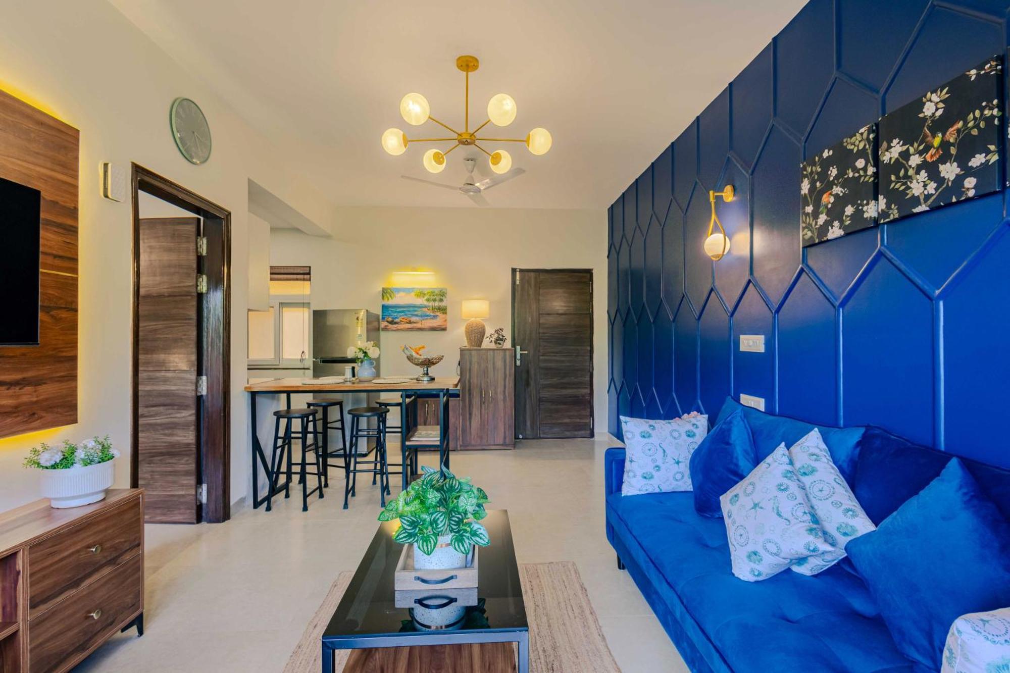 Alaya Stays 1 Bhk With Balcony & Pool - Veera Marina Candolim Exteriör bild