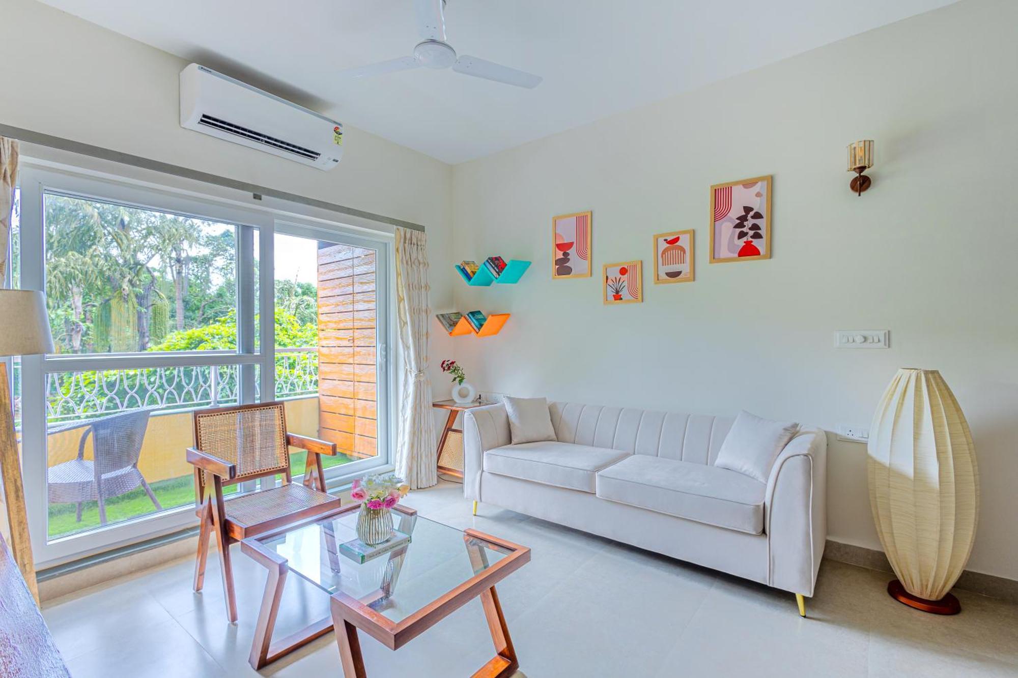 Alaya Stays 1 Bhk With Balcony & Pool - Veera Marina Candolim Exteriör bild