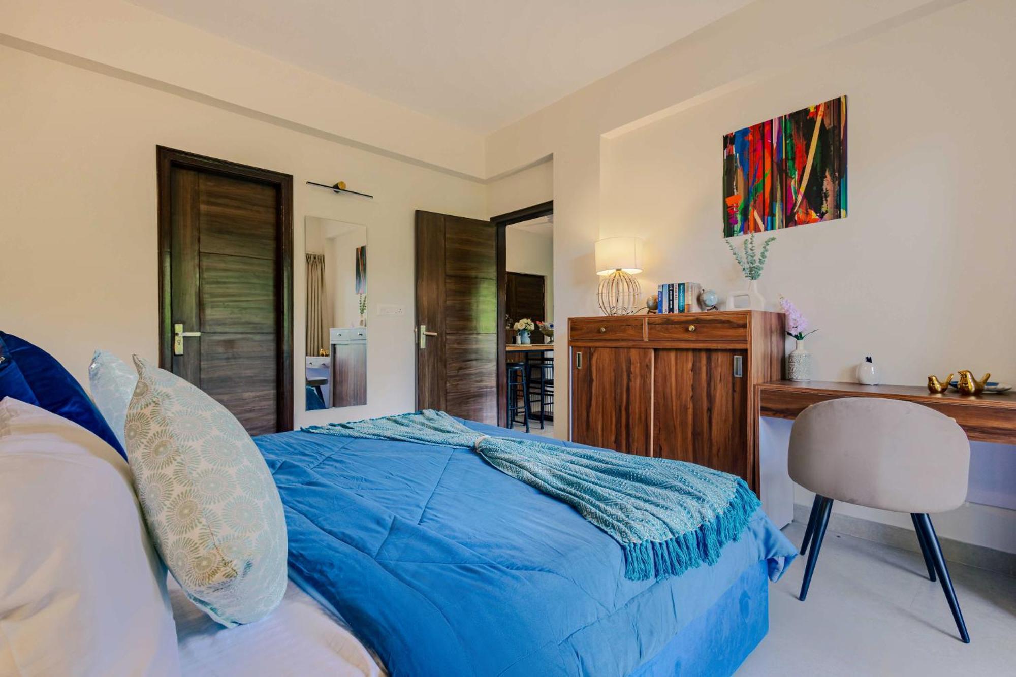 Alaya Stays 1 Bhk With Balcony & Pool - Veera Marina Candolim Exteriör bild