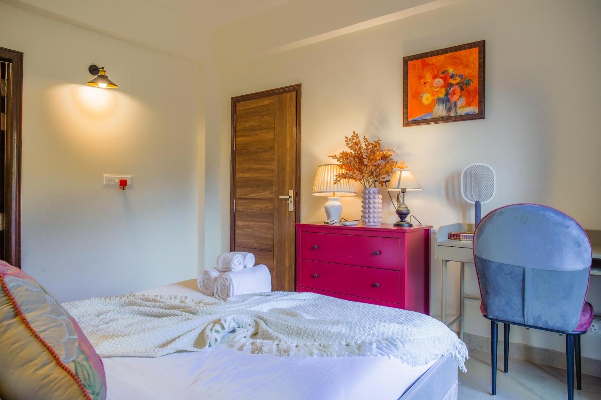 Alaya Stays 1 Bhk With Balcony & Pool - Veera Marina Candolim Exteriör bild