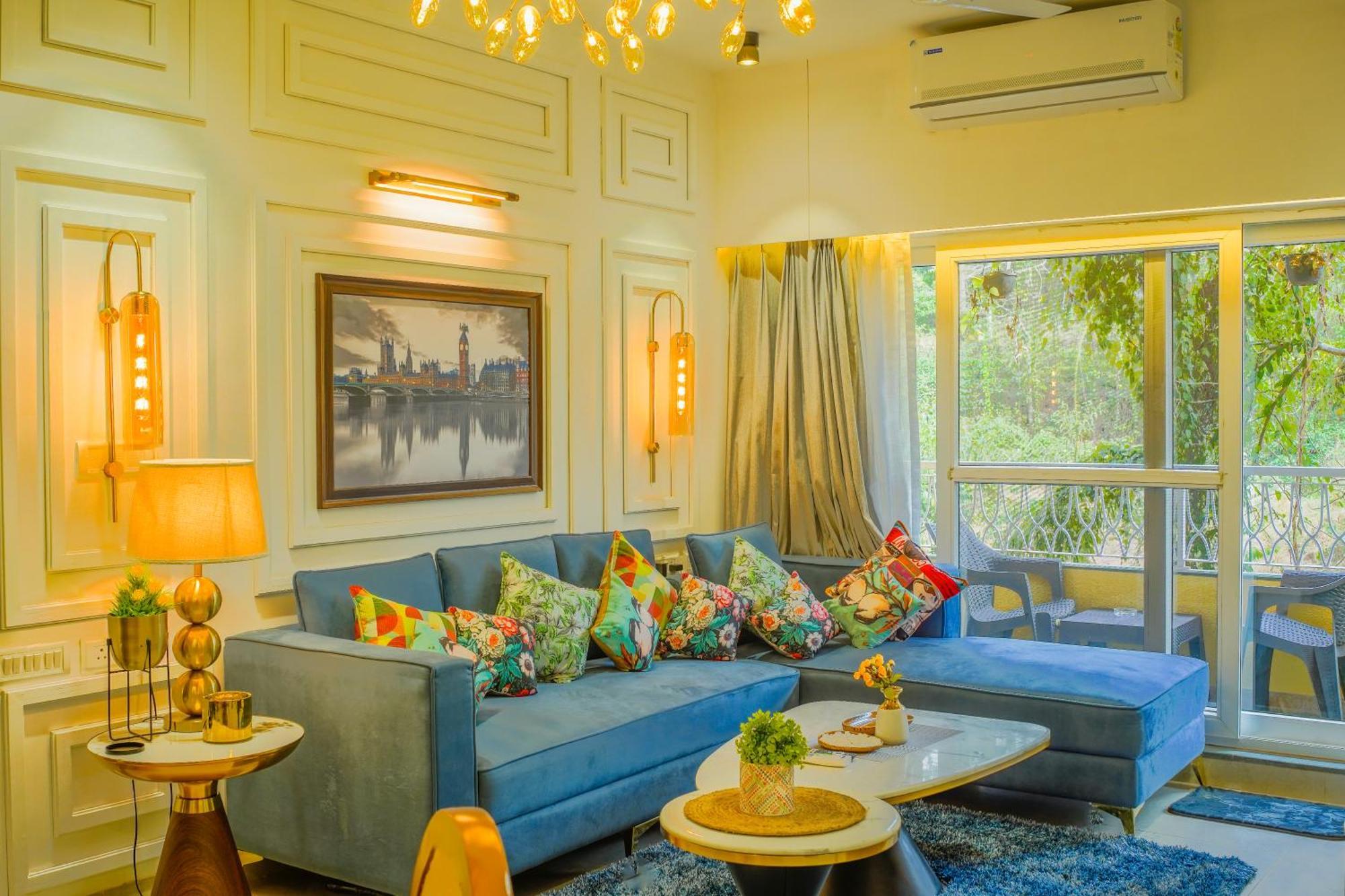 Alaya Stays 1 Bhk With Balcony & Pool - Veera Marina Candolim Exteriör bild